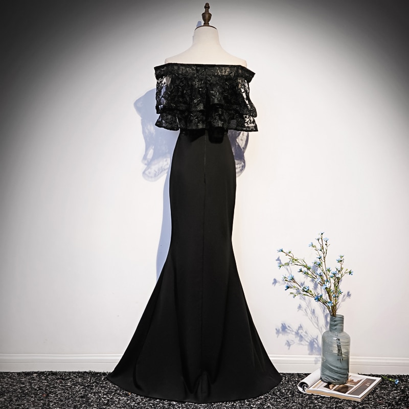 Black Evening Dress Party Long Dress
