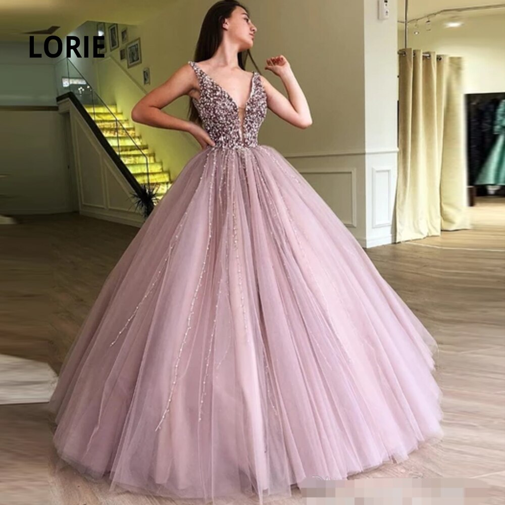 Click to enlarge Illusion Ball Gown Prom Dress