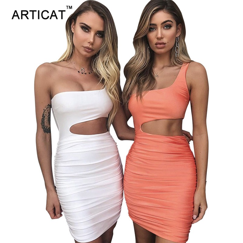 Off Shoulder Sexy Bodycon Bandage Dress Women Sexy Strapless Long Sleeve Hollow Out Party Dresses Vestidos Summer Dress
