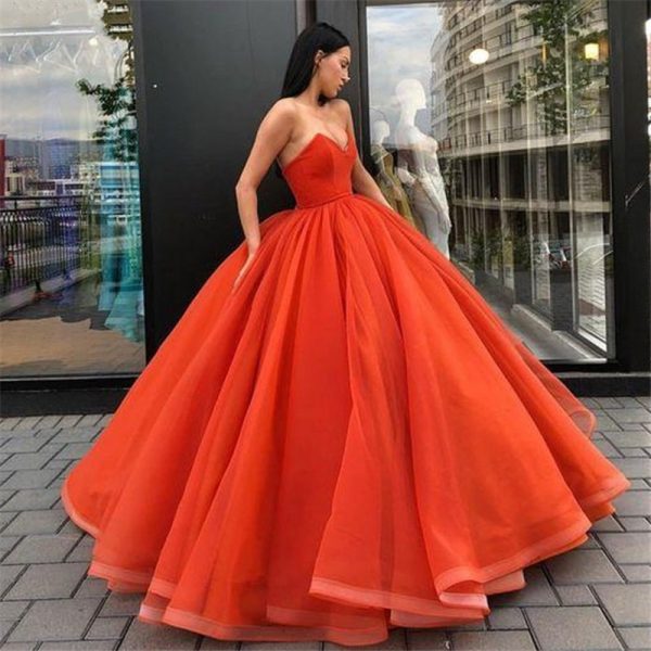 Tulle Ball Gown Evening Dress