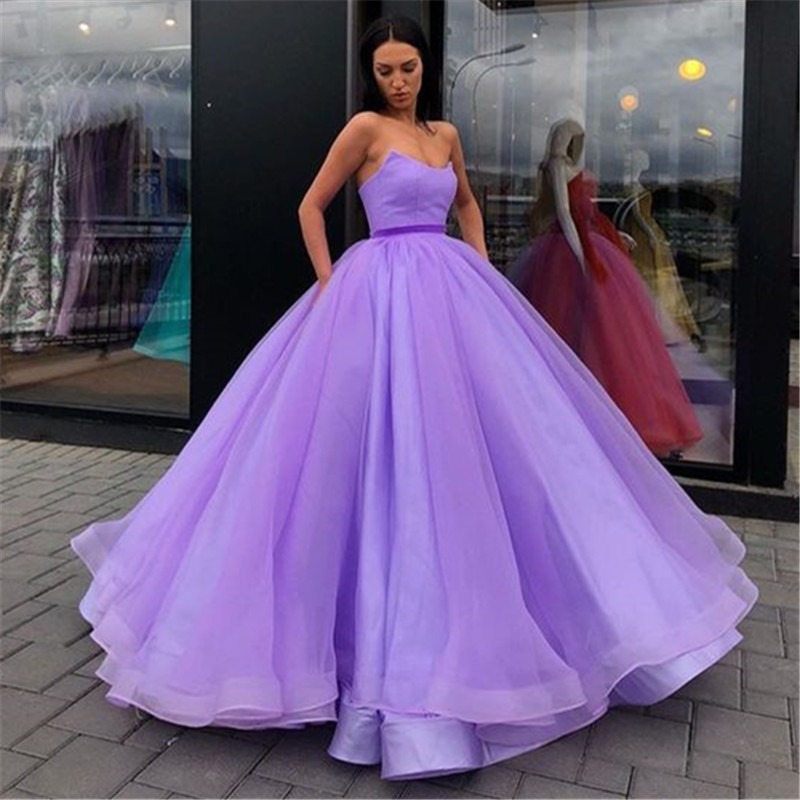 Tulle Ball Gown Evening Dress