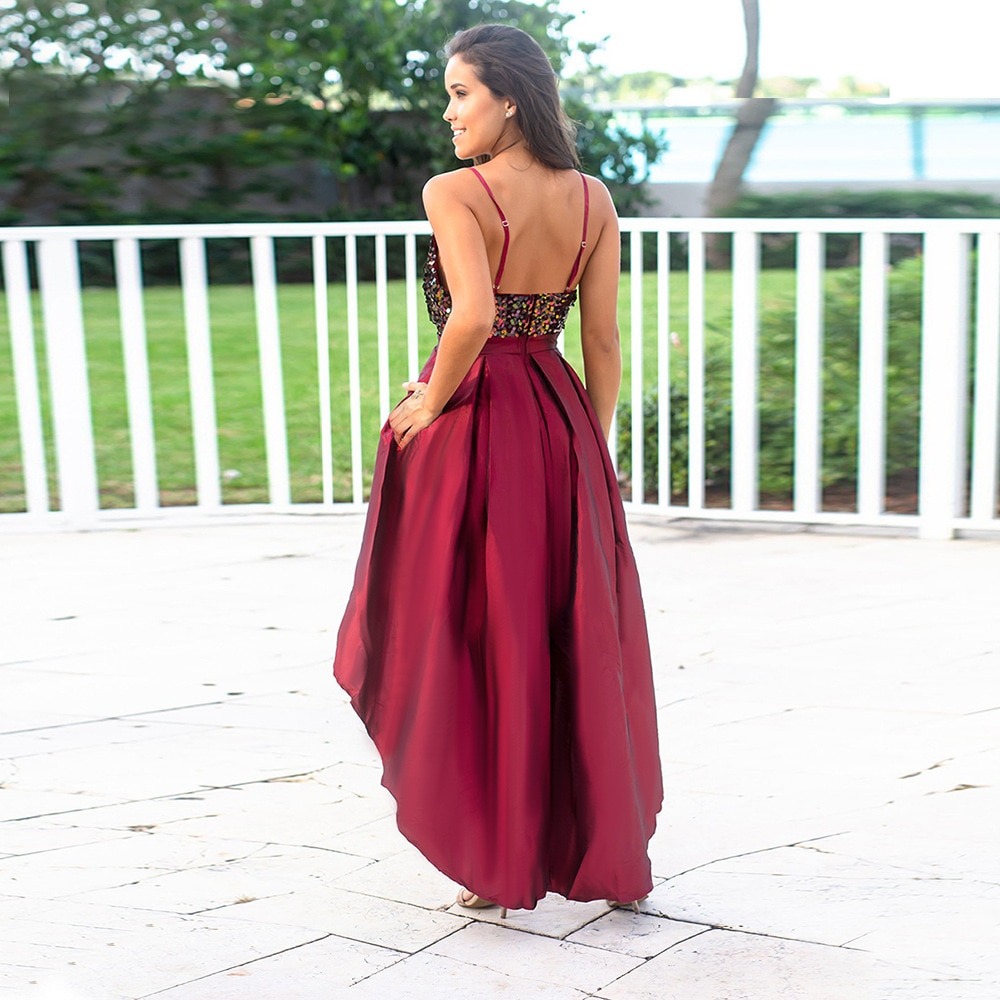 Backless Sequined Night Dresses